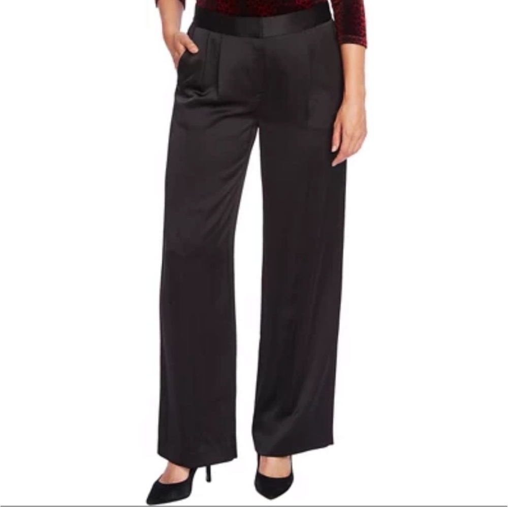 Vince Camuto Wide Leg Satin Pants Size 12